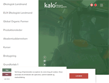 Tablet Screenshot of kalo.dk